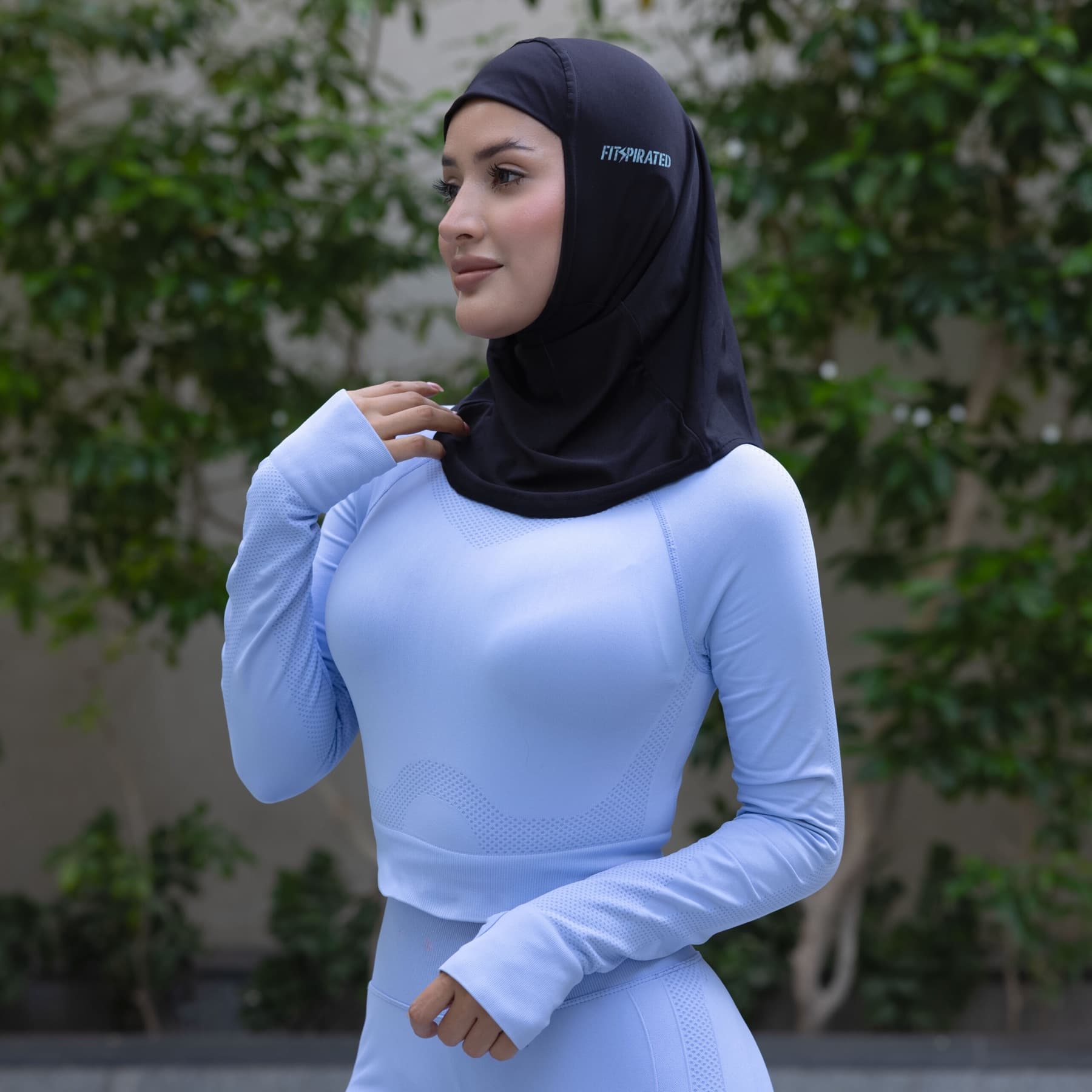 Sport Hijab 3er-Set Variante Schwarz
